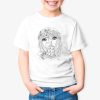 Spalvinimo marškinėliai "Mergaitė&Gedimino pilis"