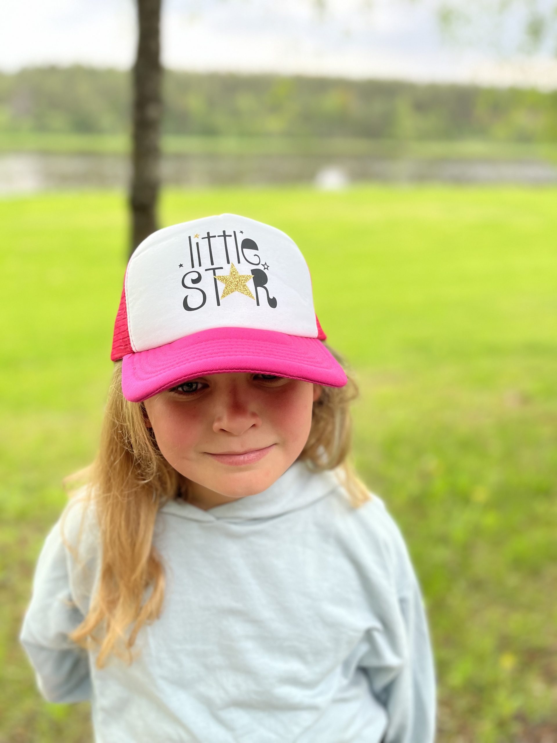 Vaikiška vasarinė kepurėlė su snapeliu "Little star" - Image 2